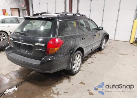 2007 Subaru Outback 2.5I Limited z USA, uszkodzony, nr VIN 4S4BP62C677308981